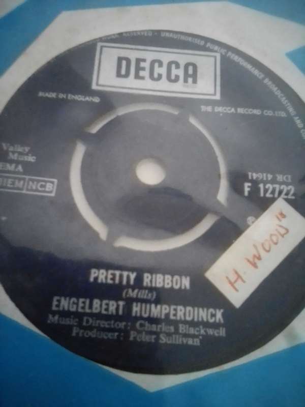 ENGLEBERT  HUMPERDINCK : 5 X SEVEN SINGLES