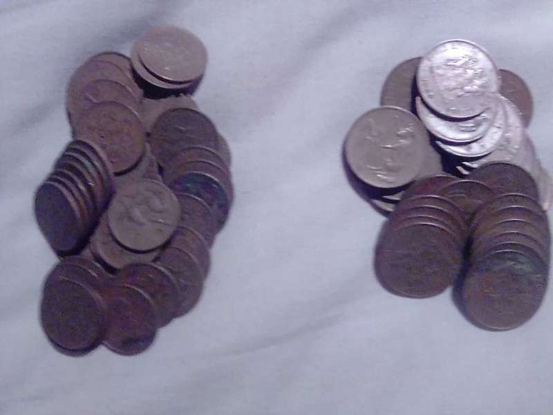 RSA COINS : 1 CENT AND 2 CENT