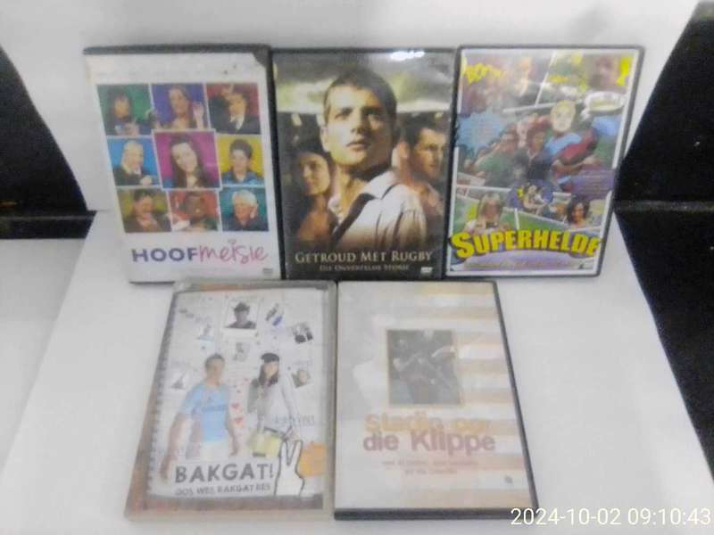 DVD'S : 5 X AFRIKAANS