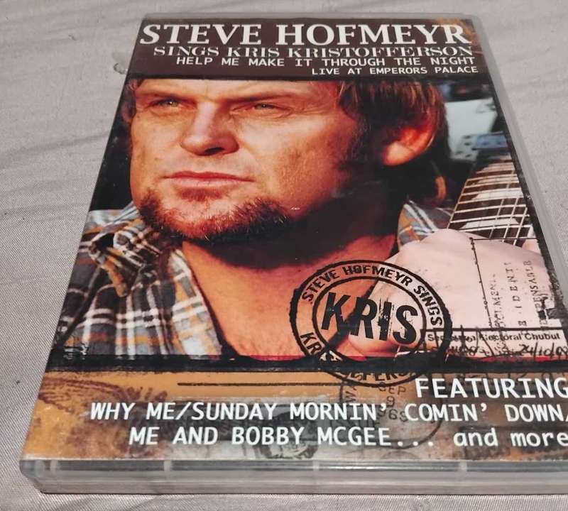 DVD : STEVE HOFMEYR SINGS KRIS KRISTOFFERSON