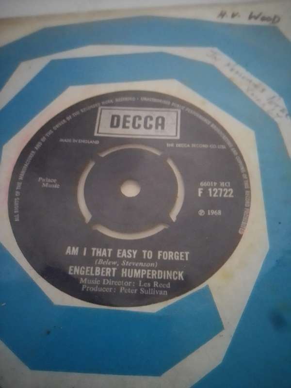ENGLEBERT  HUMPERDINCK : 5 X SEVEN SINGLES