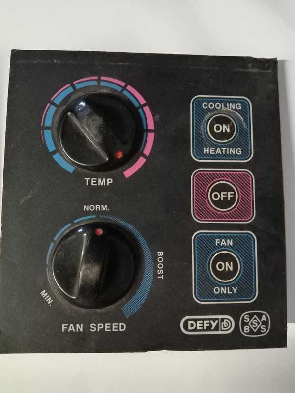 DEFY SILHOUETTE AIRCONDITIONER PC CONTROL BOARD.