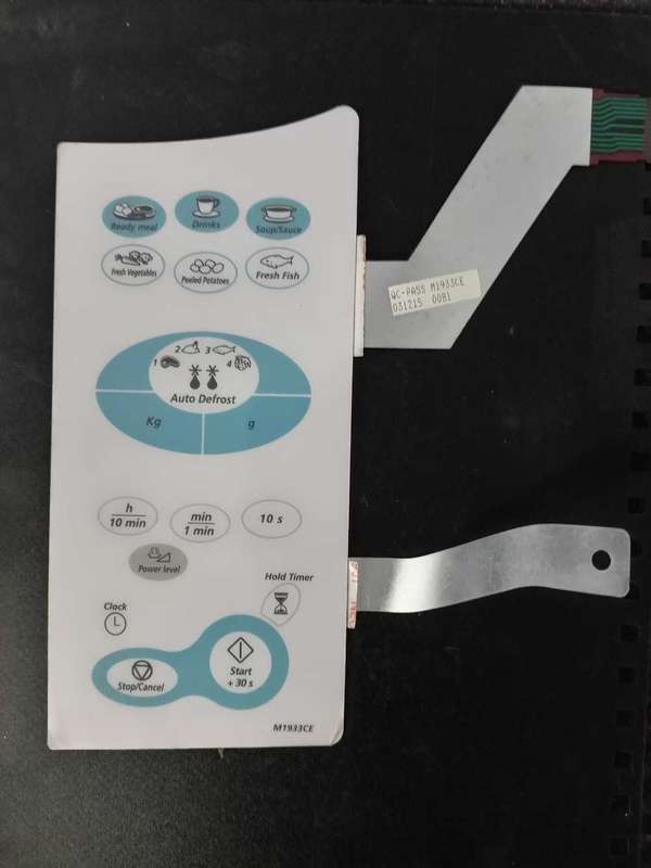 SAMSUNG MODEL : M1933CE MICROWAVE OVEN TOUCHPAD / MEMBRANE