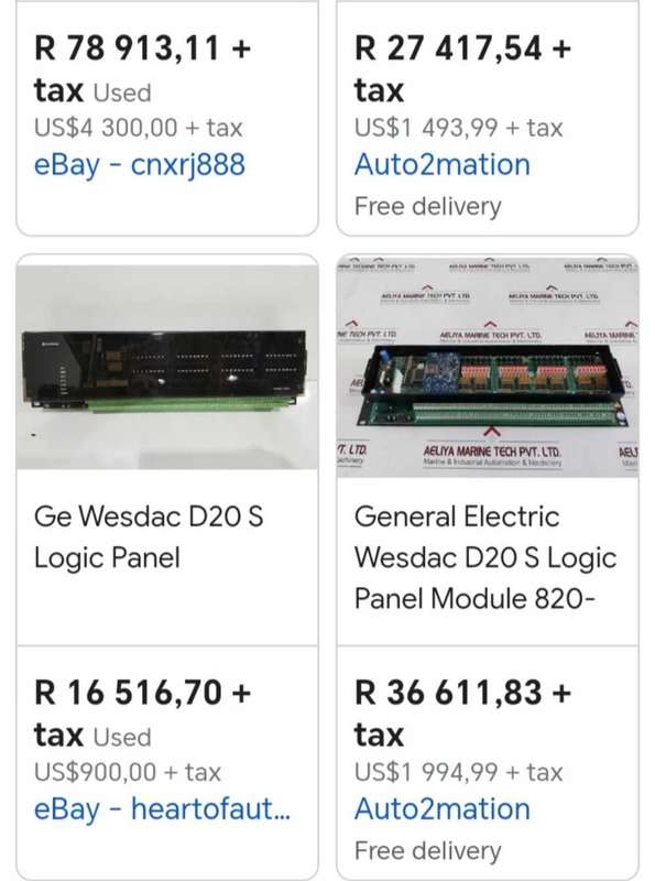 GE WESDAC D20S SUBSTATION CONTOLLER