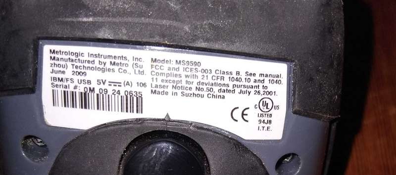 4 X HAND HELD BARCODE SCANNERS