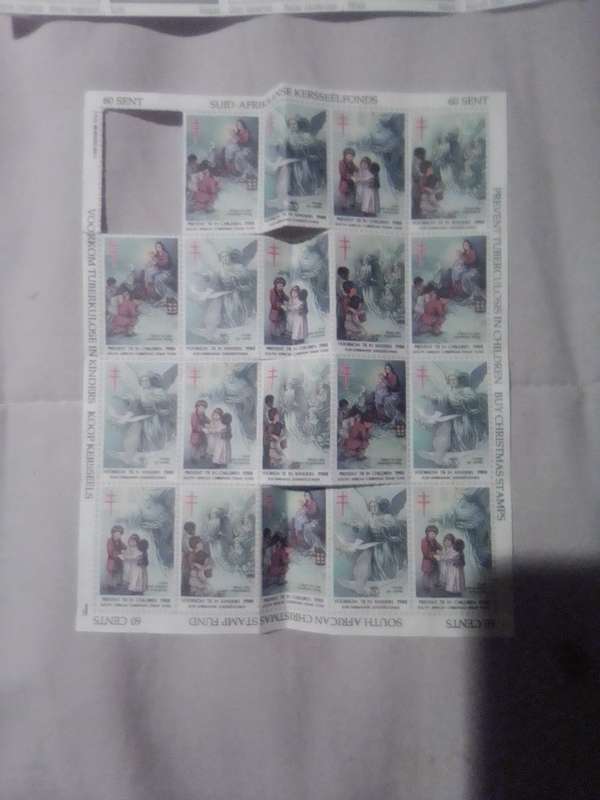 RSA CHRISTMAS AND EASTER STAMPS 1988 & 1989