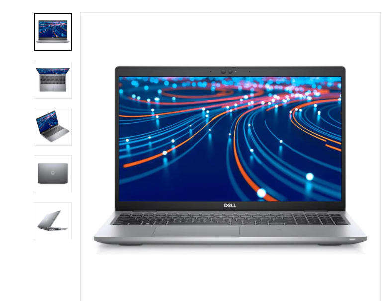 Dell Latitude 5520 15.6-inch Core i5-1145G7 16GB RAM 512GB SSD Win 10 Pro Laptop LTE