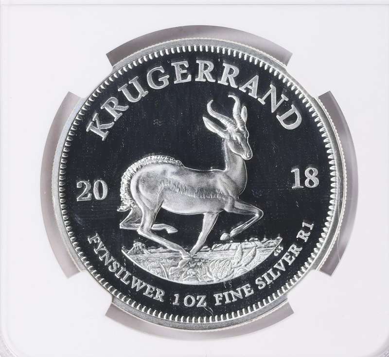 2018 PF-70 UC 1oz Silver Krugerrand #1st Release (Low mintage 13,427)# ULTRA CAMEO# -grab a bargain