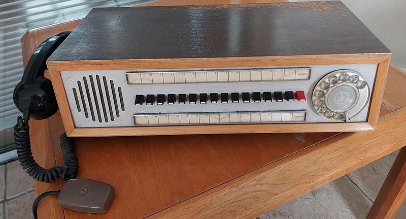 Original Solid Wood Antique PBX Telephone System