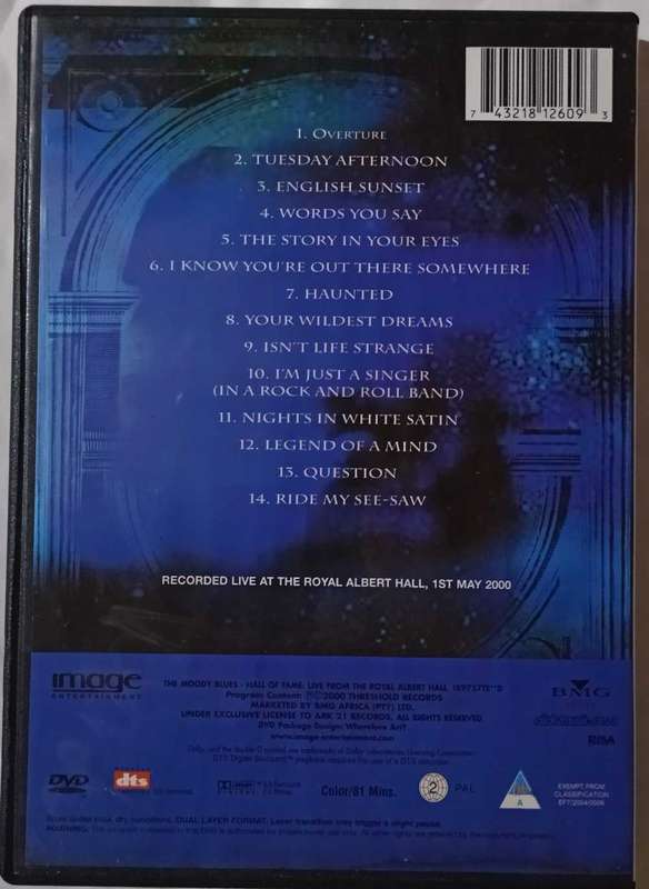 The Moody Blues - Hall of Fame Live DVD