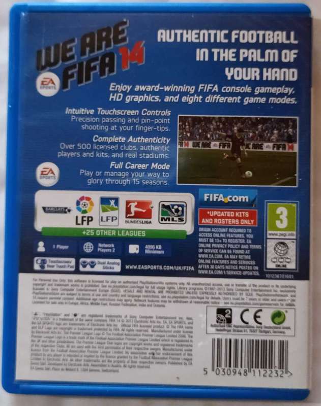 Fifa 14 Legacy Edition for PS Vita