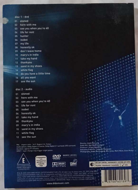 Dido Live at the Brixton Academy DVD + CD