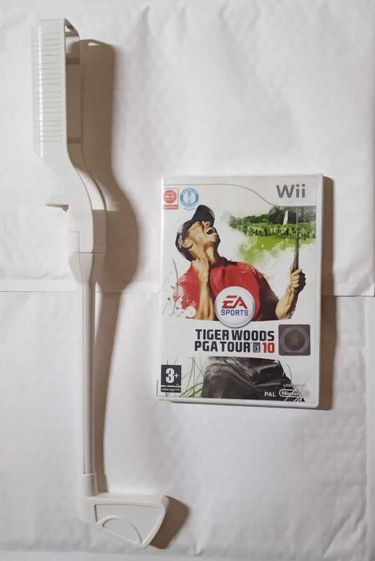 Tiger Woods PGA Tour 10 for Wii + free golf club (PAL, CIB)