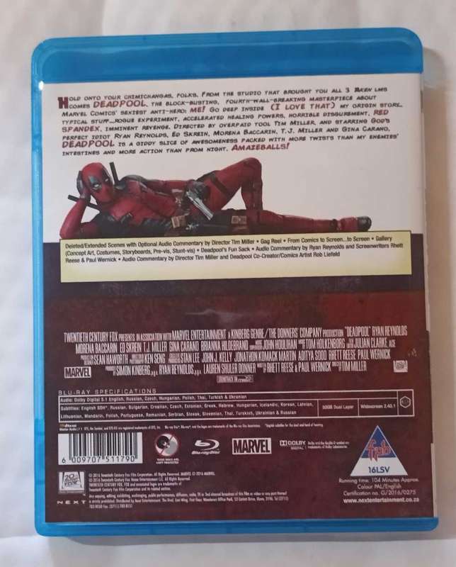 Deadpool on Blu-ray