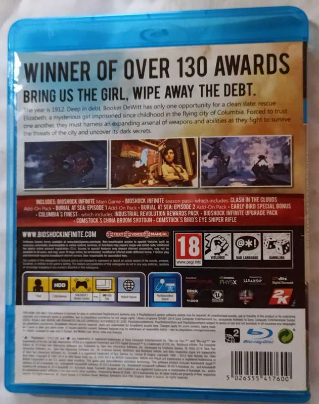 Bioshock Infinite The Complete Edition for Ps3