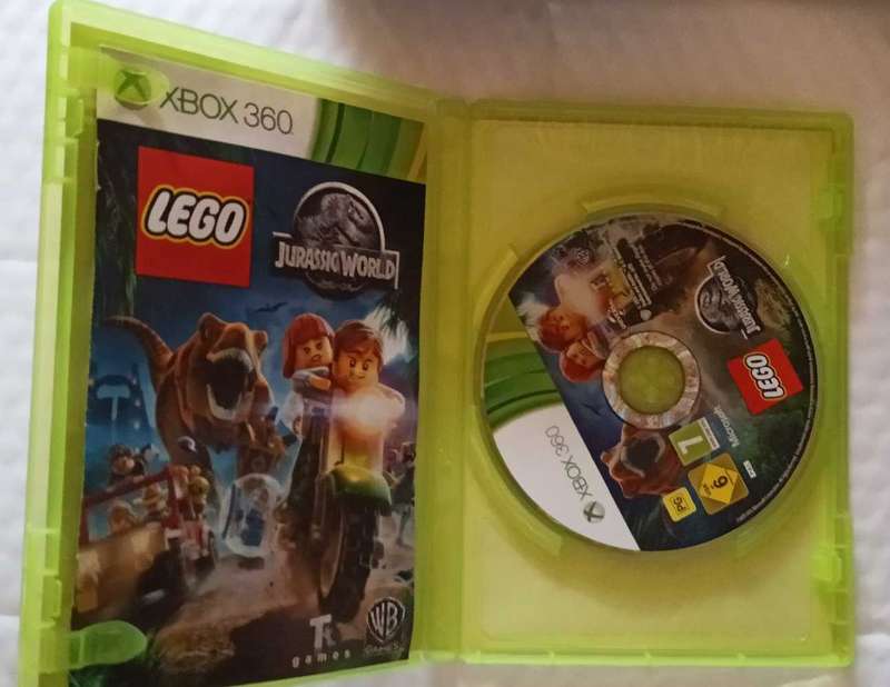 Lego Jurassic World for Xbox 360 (PAL, CIB, Mint)
