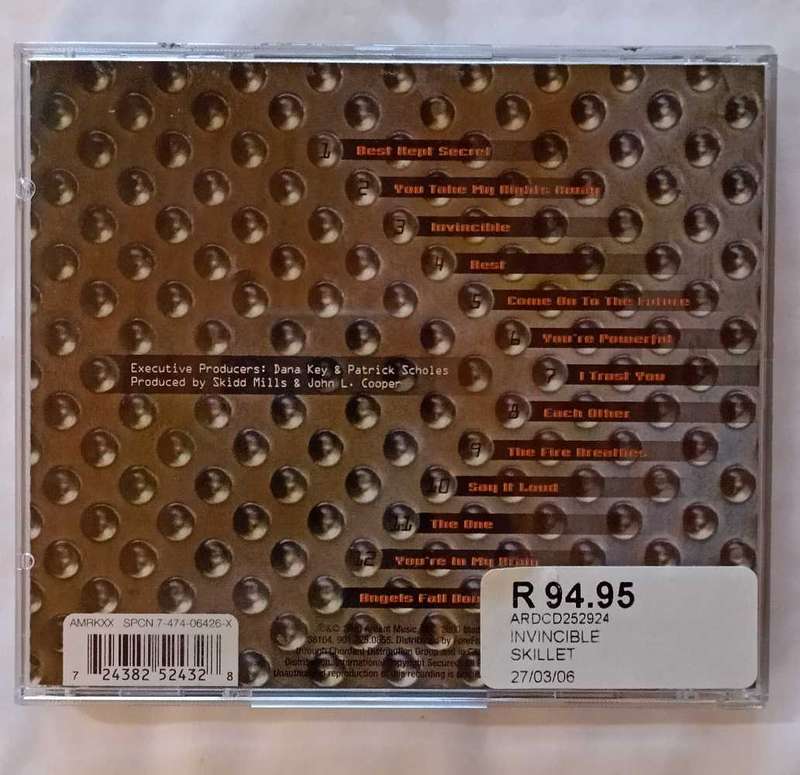 Skillet Invincible CD