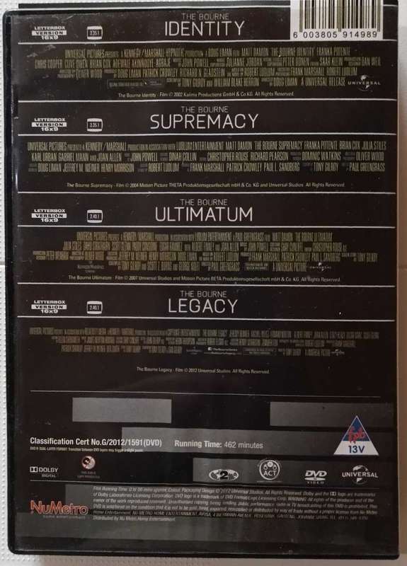 The Complete Bourne 4 Movie Collection (DVD)
