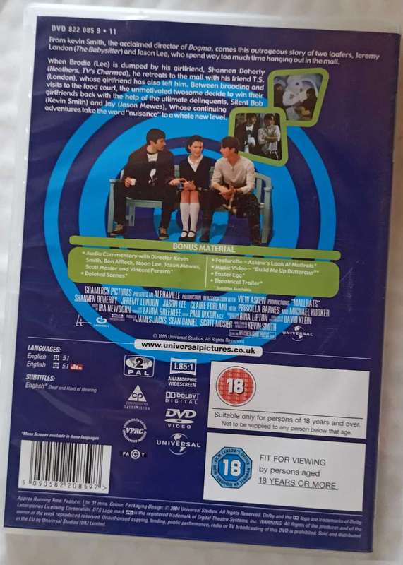 Mallrats on DVD (New edition)
