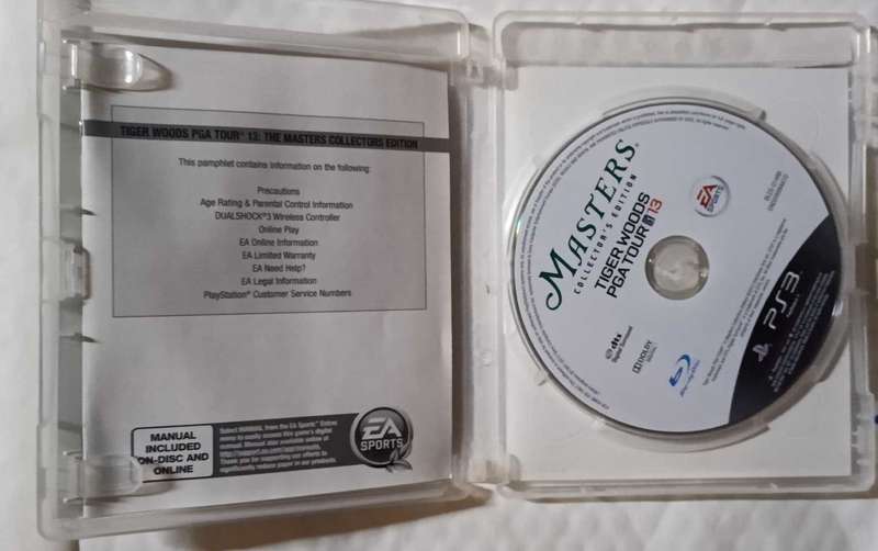 Tiger Woods PGA tour 13 Masters Collector's Edition for Ps3