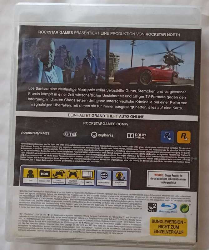 GTA V for Ps3 (CIB)