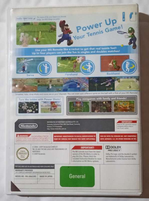 Mario Power Tennis for Wii (PAL CIB)