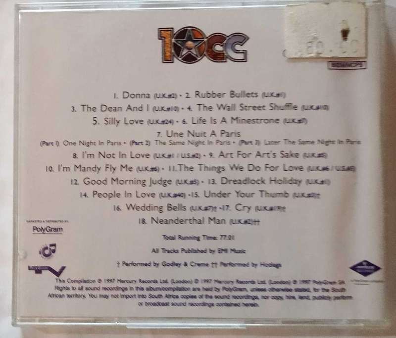 10cc the very best of CD