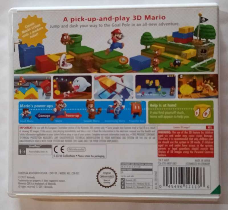 Super Mario 3D Land for Nintendo 3DS (EUR, CIB)