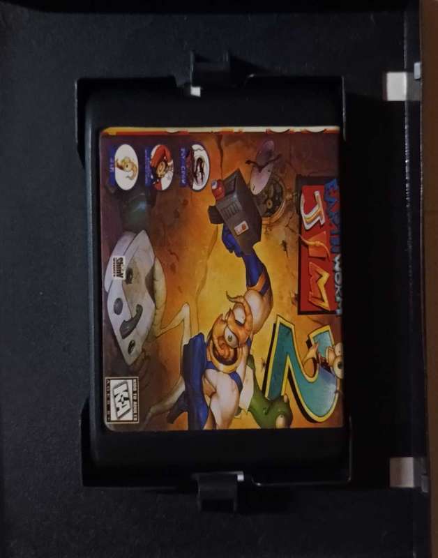 Earthworm Jim 1 and 2 Sega Mega Drive