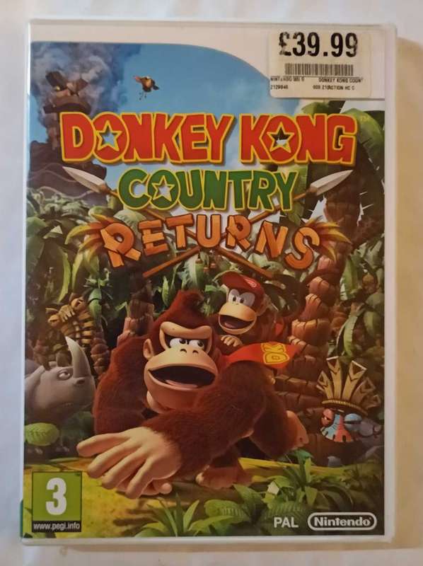 Donkey Kong Country Returns on Wii (PAL, CIB)
