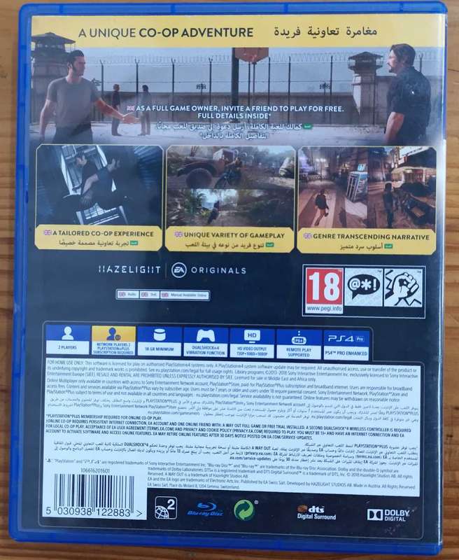 A Way Out for PS4