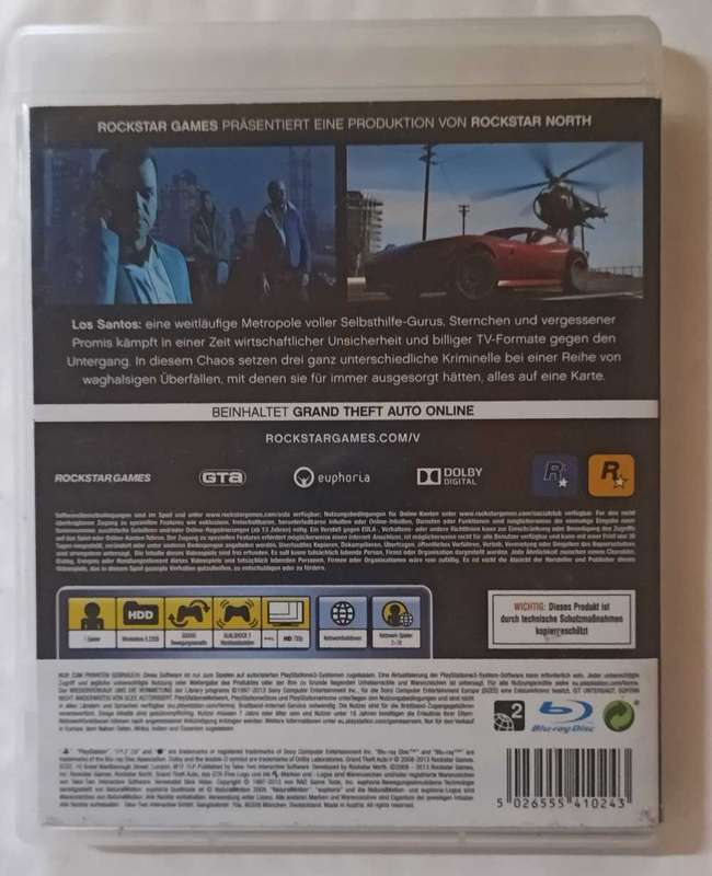 GTA V for Ps3 (CIB)