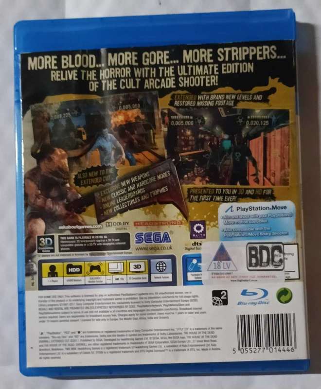 The House of the Dead Overkill for Ps3