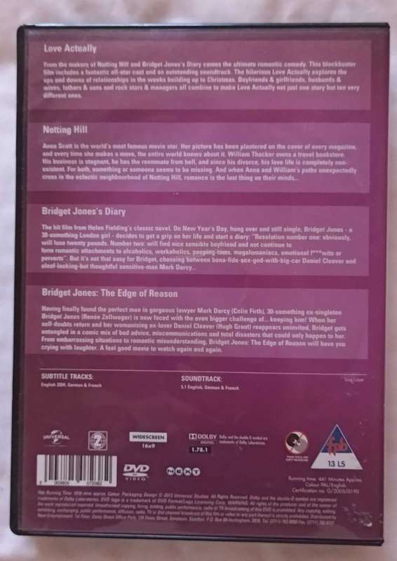 The True Love Collection (4 X DVD boxset)