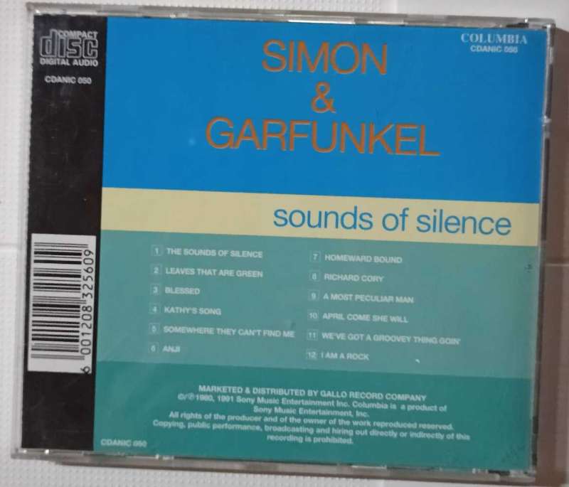 Simon and Garfunkel Sounds of Silence CD