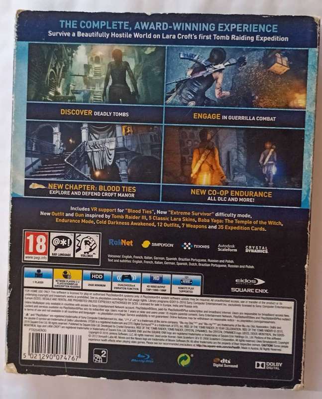 Rise of the Tomb Raider for PS4 with Limited Edition Artbook
