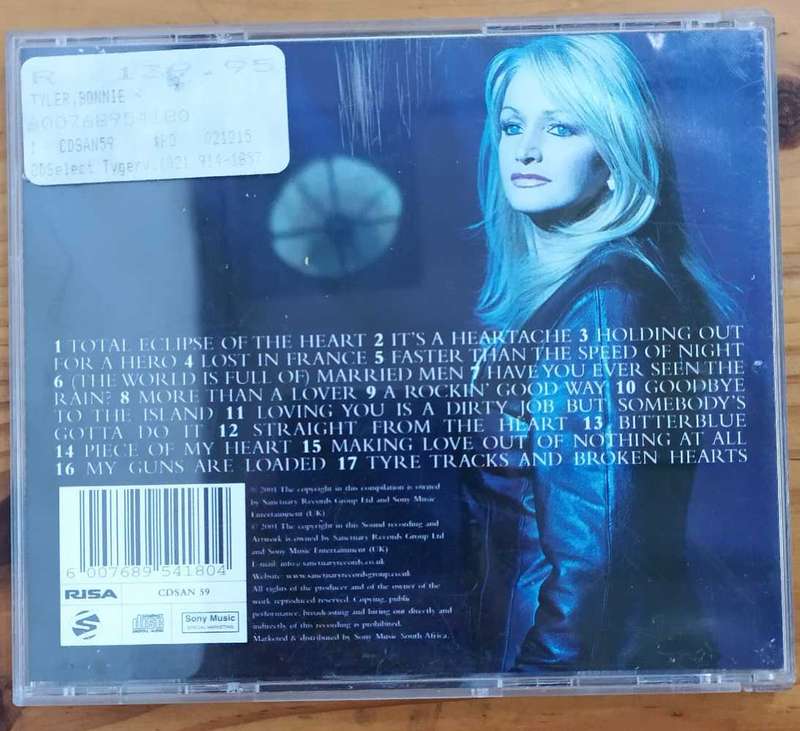 Bonnie Tyler Greatest Hits CD