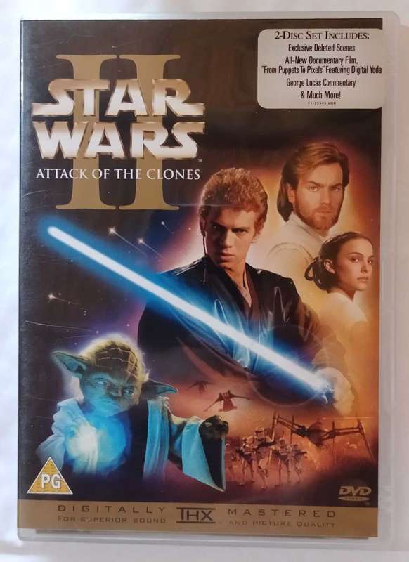 Star Wars Attack of the Clones (2 disc DVD set)
