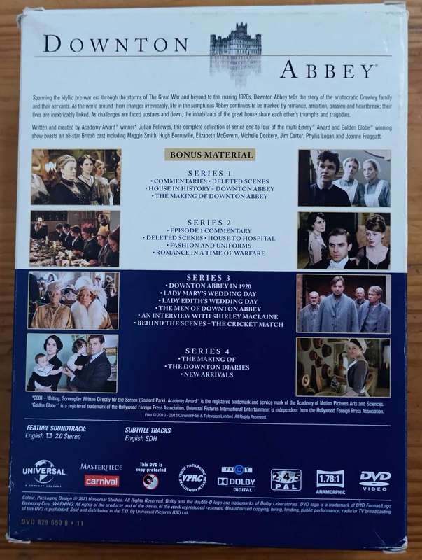 Downton Abbey Series 1 - 4 Complete (15 discs)