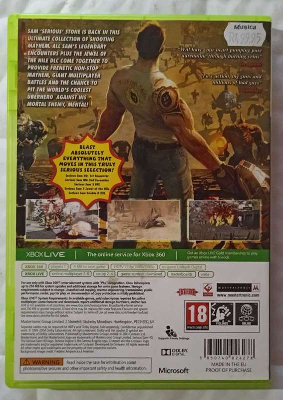 The Serious Sam Collection for Xbox 360