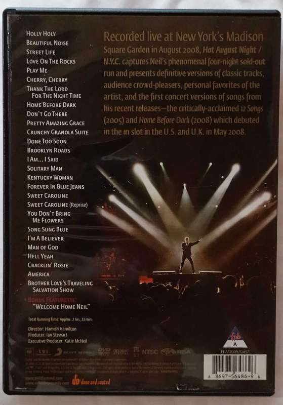 Neil Diamond Hot August Night / NYC