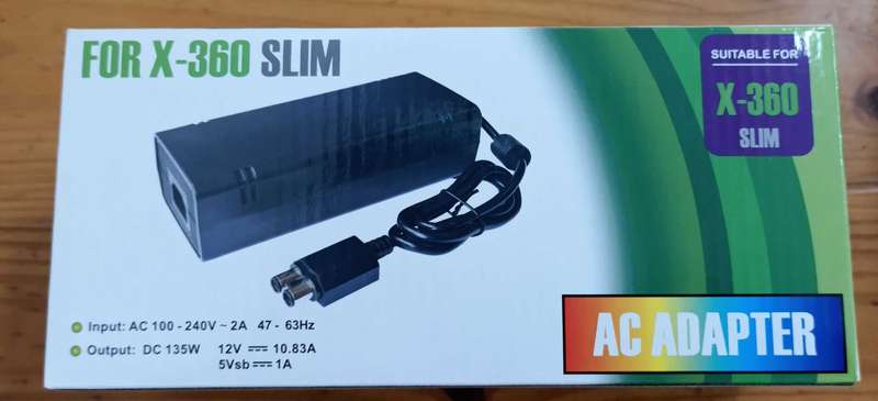 Xbox 360 Power Supply (Slim) Sealed