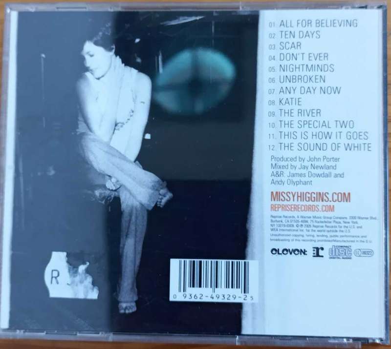 Missy Higgins - The Sound Of White (CD Import)