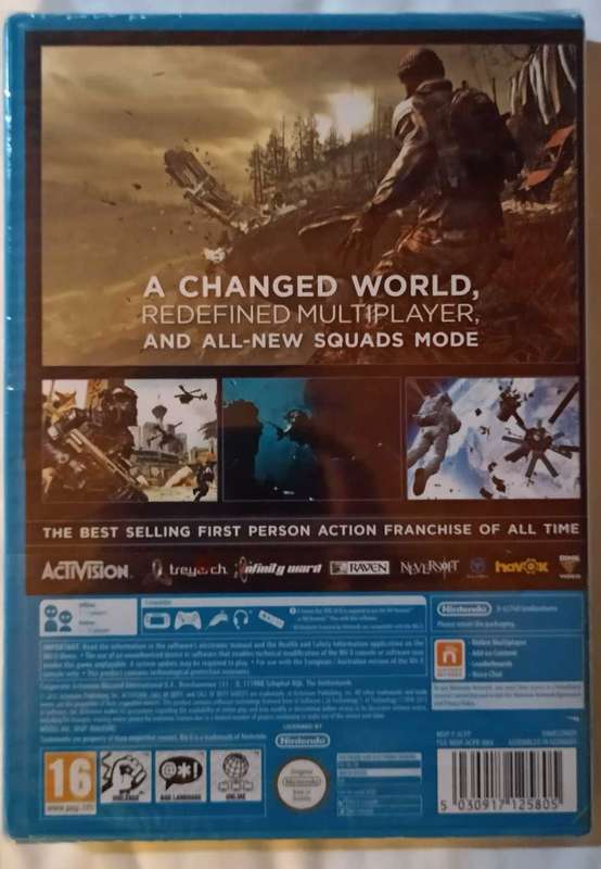 Call of Duty Ghosts for Wii U (New, PAL)