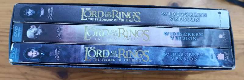 Lord of the Rings Trilogy 6 disc DVD boxset