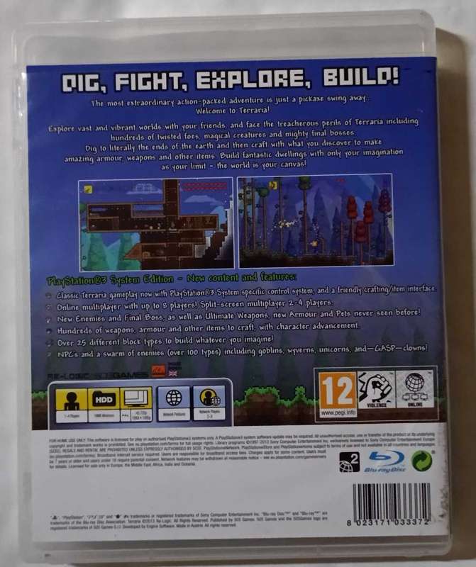 Terraria for PlayStation 3 (CIB)