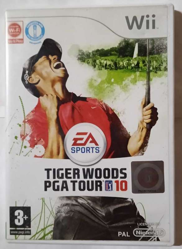 Tiger Woods PGA Tour 10 for Wii + free golf club (PAL, CIB)