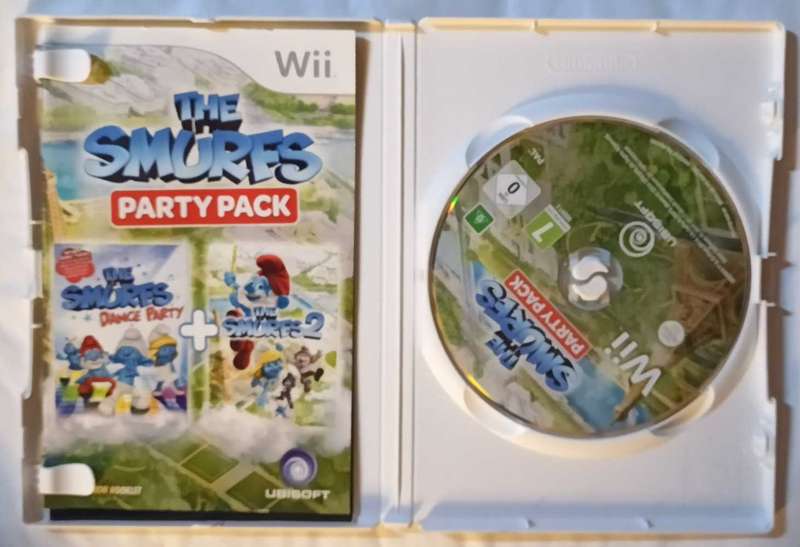 The Smurfs Party Pack for Wii (PAL, CIB)