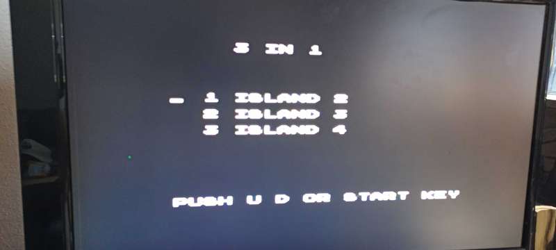Adventure Island 2, 3 and 4 TV Games Cartridge
