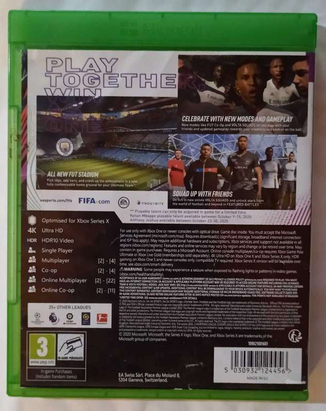 FIFA 21 for Xbox One and Series X
